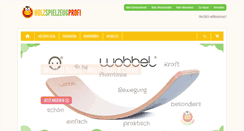 Desktop Screenshot of holzspielzeug-profi.de